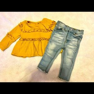 7 for all mankind shirt& skinny jeans outfit